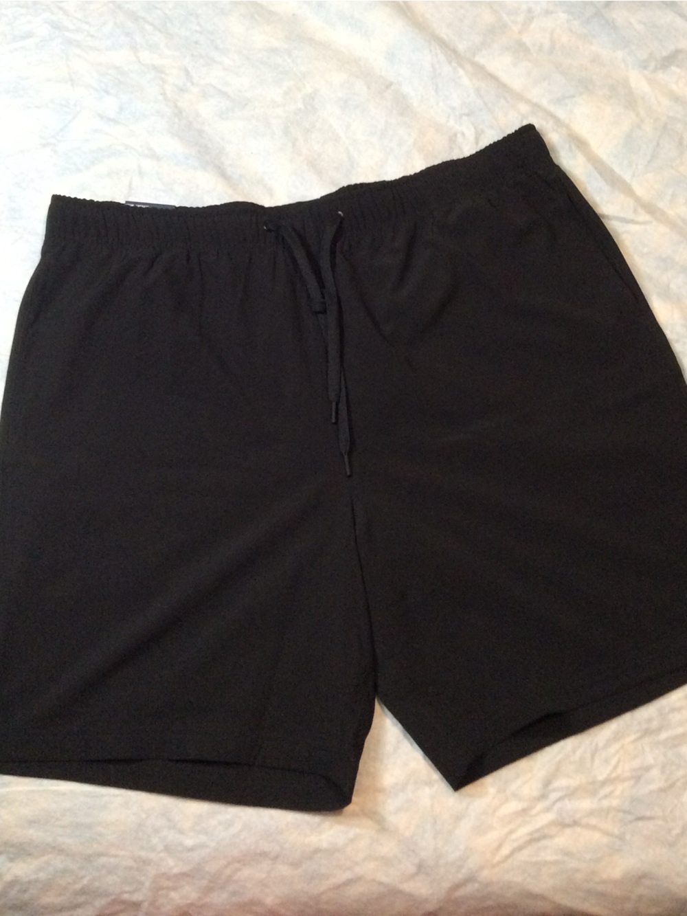 Nautica Men’s Swim Trunks Solid Black UPF 50+ XXL NWT